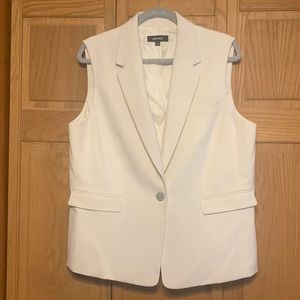 New without Tags Nine West White Blazer Vest
